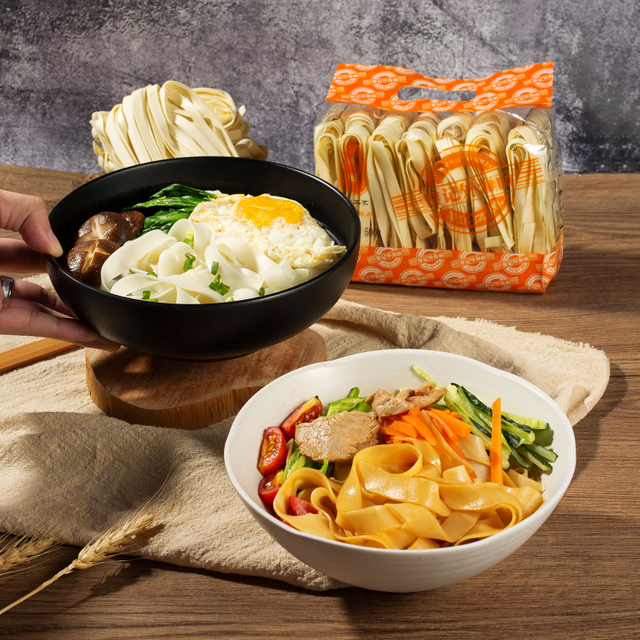 500G Trigo personalizado macarrão largo extra 