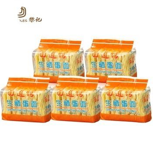 Liji Food Factory New Product Bacha Pacote Macarrão de ovo 500g Macarrão de ovo assado solar-sol-sol