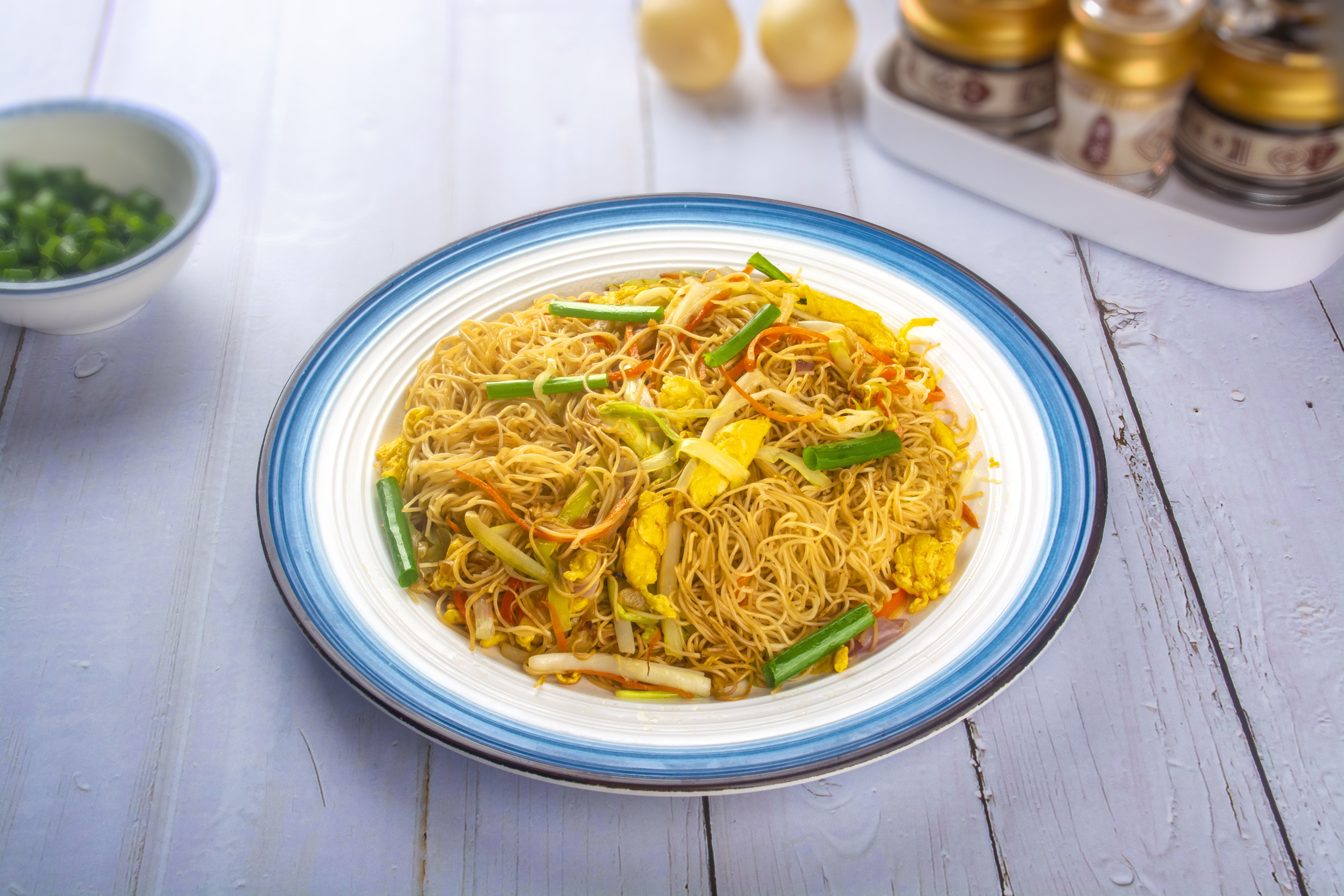 Macarrão de ramen oriental