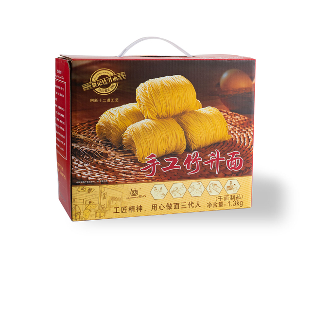 1,3 kg chinês feito à mão lo mein jook cantando macarrão