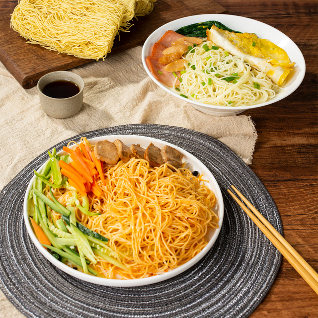 1,1 kg de macarrão de estilo cantão seco de trigo