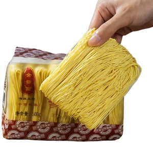 Autêntico alimento asiático por atacado enriqueceu 500g macarrão de ovo fácil e rápido de cozinhar