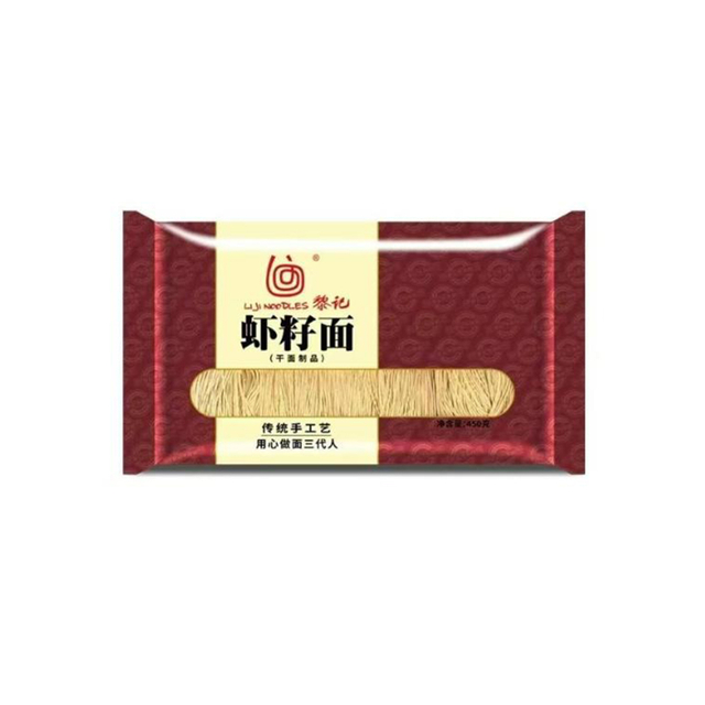 450g de macarrão de ovo de camarão delicioso não frito