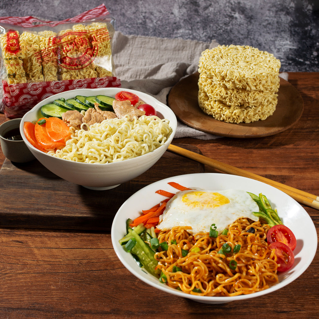 350G Personalize macarrão familiar seco de ramen