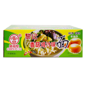 Macarrão seco no estilo chinês liji bom macarrão com sabor de cogumelo e frango