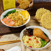 LIJI Amostra grátis macarrão chinês Macarrão de aveia seca de baixa sal